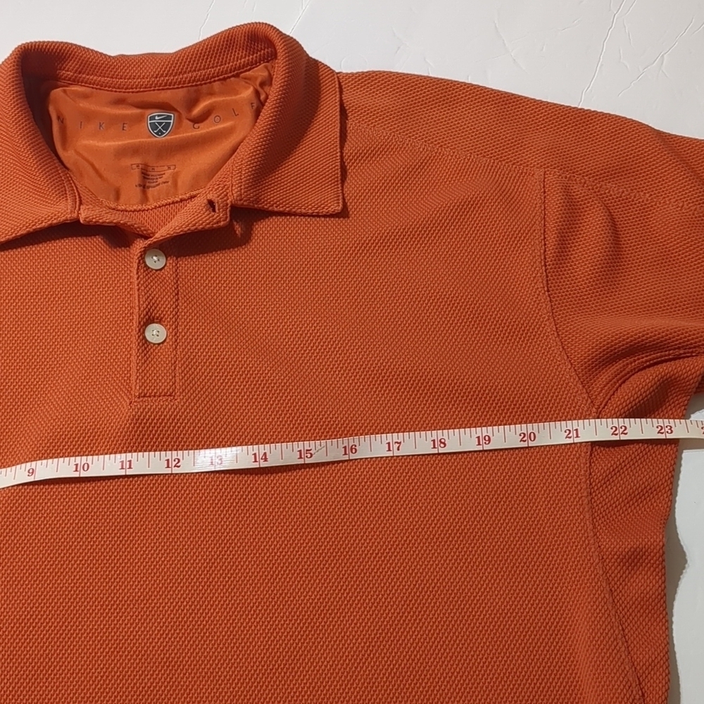 Nike Golf Orange Nike sphere dry shirt Men Medium - Picture 5 of 7